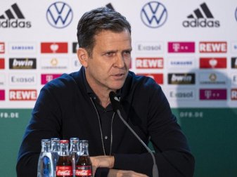 DFB-Direktor Oliver Bierhoff hofft beim letzten Test der Nationalmannschaft vor der EM auf Fans im Stadion. Foto: Thomas Boecker/DFB/dpa DFB-Direktor Oliver Bierhoff hofft beim letzten Test der Nationalmannschaft vor der EM auf Fans im Stadion. Foto: Thomas Boecker/DFB/dpa