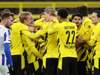 Borussia Dortmund gewinnt gegen die Hertha
