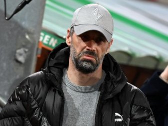 Trainer Marco Rose wartet mit Borussia Mönchengladbach seit sieben Spieltagen auf einen Sieg. Foto: Matthias Balk/dpa Trainer Marco Rose wartet mit Borussia Mönchengladbach seit sieben Spieltagen auf einen Sieg. Foto: Matthias Balk/dpa