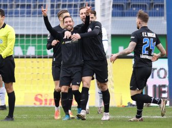 Manuel Farrona-Pulido erzielt das 1:0 gegen Türkgücü 