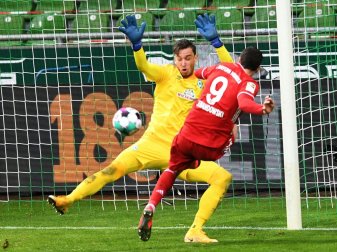 Lewandowski bei seinem 32. Bundesligatreffer Lewandowski bei seinem 32. Bundesligatreffer