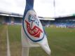 Für das Heimspiel von Hansa Rostock gegen den Halleschen FC wurden 777 Zuschauer zugelassen. Foto: Danny Gohlke/dpa