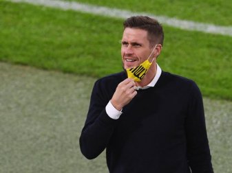 Borussia Dortmunds Sportlicher Leiter Sebastian Kehl hat das Los Manchester City gefürchtet. Foto: Andreas Gebert/Reuters/Pool/dpa