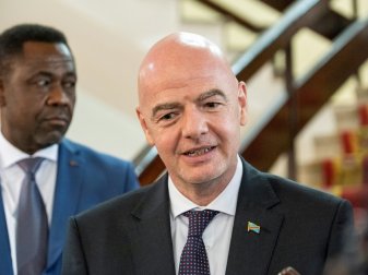 Gianni Infantino lobt die Entwicklung in Katar Gianni Infantino lobt die Entwicklung in Katar