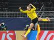 Treffsicher und begehrt: BVB-Torjäger Erling Haaland. Foto: Bernd Thissen/dpa-Pool/dpa