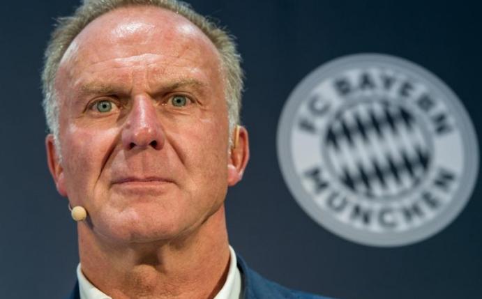 Verteidigt die Partnerschaft des FC Bayern mit der Fluggesellschaft Qatar Airways: Vorstandschef Karl-Heinz Rummenigge. Foto: picture alliance / Peter Kneffel/dpa