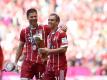 Lahm (r.) spielte gemeinsam mit Alonso bei den Bayern