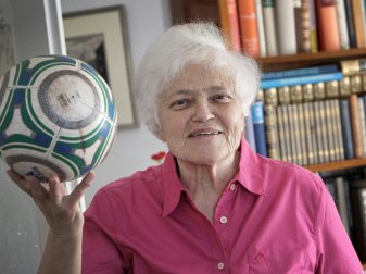 Die ehemalige deutsche Fußballspielerin Bärbel Wohlleben Die ehemalige deutsche Fußballspielerin Bärbel Wohlleben