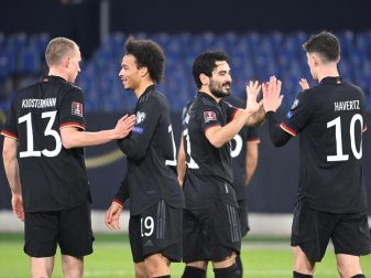 Die deutsche Nationalmannschaft hatte keine Probleme mit den Isländern. Foto: Federico Gambarini/dpa Die deutsche Nationalmannschaft hatte keine Probleme mit den Isländern. Foto: Federico Gambarini/dpa