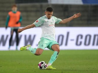 Werder-Verteidiger Milos Veljkovic ist für das kommende Bundesliga-Spiel beim VfB Stuttgart fraglich. Foto: Friso Gentsch/dpa Werder-Verteidiger Milos Veljkovic ist für das kommende Bundesliga-Spiel beim VfB Stuttgart fraglich. Foto: Friso Gentsch/dpa