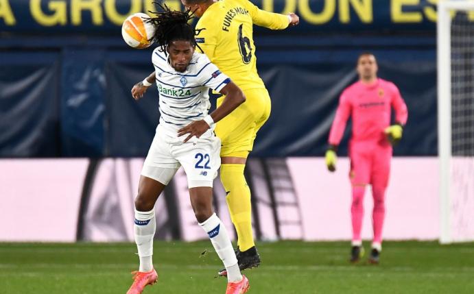 Gerson Rodrigues (l.) von Dynamo Kiew erzielte das Tor