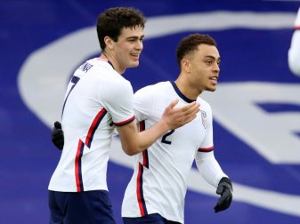 Giovanni Reyna erzielte gegen Nordirland einen Treffer Giovanni Reyna erzielte gegen Nordirland einen Treffer