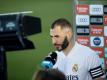 Soll sich im Oktober vor Gericht erklären: Karim Benzema. Foto: Indira/DAX via ZUMA Wire/dpa