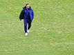 Spricht mit Respekt vom Hauptstadtgegner Union Berlin und wünscht sich eine lange Derbyzeit: Herthas Trainer Pal Dardai. Foto: Soeren Stache/dpa POOL/dpa
