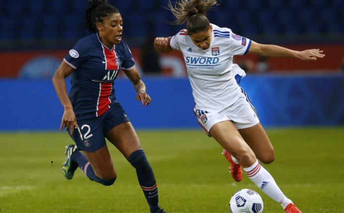Das Hinspiel gewann Olympique Lyon mit 1:0