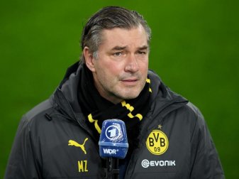 Michael Zorc, Sportdirektor von Dortmund, während eines Interviews. Foto: Frederic Scheidemann/Getty Images Europe/Pool/dpa/Archivbild Michael Zorc, Sportdirektor von Dortmund, während eines Interviews. Foto: Frederic Scheidemann/Getty Images Europe/Pool/dpa/Archivbild