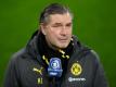 Michael Zorc, Sportdirektor von Dortmund, während eines Interviews. Foto: Frederic Scheidemann/Getty Images Europe/Pool/dpa/Archivbild