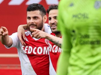Volland (l.) trifft erneut für die AS Monaco Volland (l.) trifft erneut für die AS Monaco