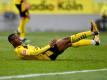 Der BVB muss den Rest der Saison auf Youssoufa Moukoko verzichten. Foto: Marius Becker/dpa-Pool/dpa