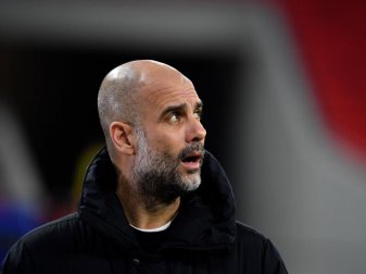 Pep Guardiola stichelte gegen den BVB. Foto: Marton Monus/dpa