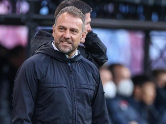 Kann gegen PSG wieder auf Jérôme Boateng und Alphonso Davies zurückgreifen: Bayern-Coach Hansi Flick. Foto: Jan Woitas/dpa-Zentralbild/dpa