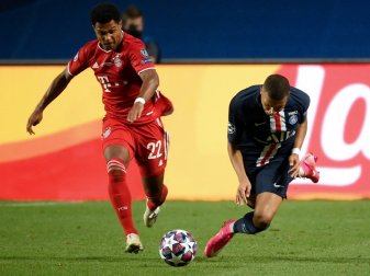 Gnabry (l.) wird gegen Paris wohl ausfallen