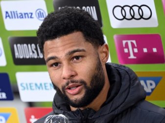 Serge Gnabry wurde positiv auf das Coronavirus getestet und befindet sich in häuslicher Isolation. Foto: Matthias Balk/dpa POOL/dpa Serge Gnabry wurde positiv auf das Coronavirus getestet und befindet sich in häuslicher Isolation. Foto: Matthias Balk/dpa POOL/dpa