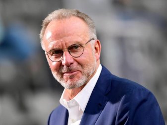 Mahnt im Saisonendspurt zum Zusammenhalt: Bayern-Boss Karl-Heinz Rummenigge. Foto: Robert Michael/dpa-Zentralbild/Pool/dpa