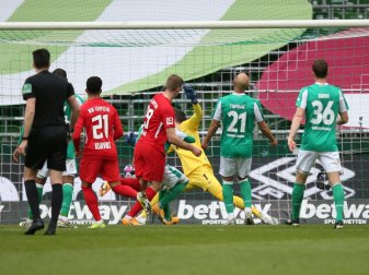 Alexander Sörloth trifft gleich zwei Mal für Leipzig 