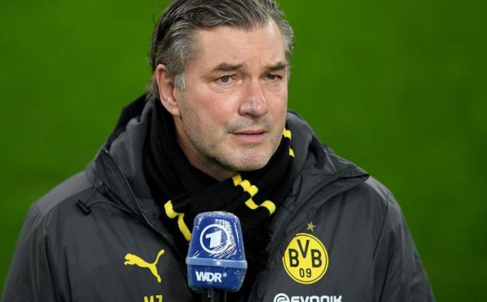 BVB-Sportdirektor Michael Zorc zeigt sich weiter zuversichtlich für einen Verbleib von Erling Haaland im Sommer. Foto: Frederic Scheidemann/Getty Images Europe/Pool/dpa
