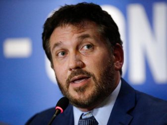 Alejandro Dominguez, Präsident von CONMEBOL, dem südamerikanische Fußball-Verband. Foto: Jorge Saenz/AP/dpa