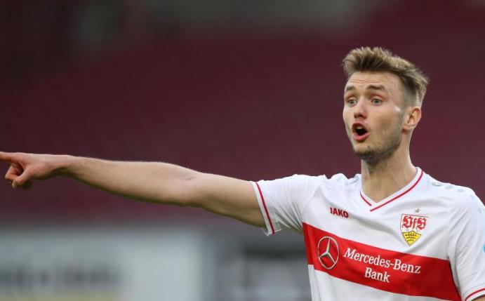 VfB-Torjäger Sasa Kalajdzic soll von anderen Clubs umworben sein. Foto: Tom Weller/dpa