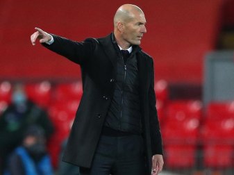 Zinedine Zidane lobte seine Spieler. Foto: Peter Byrne/PA Wire/dpa Zinedine Zidane lobte seine Spieler. Foto: Peter Byrne/PA Wire/dpa