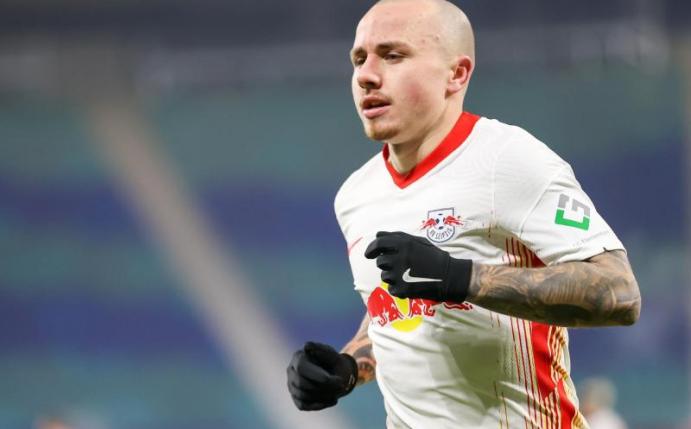 Angeliño steht in der Startelf von RB Leipzig gegen 1899 Hoffenheim. Foto: Jan Woitas/dpa-Zentralbild/dpa