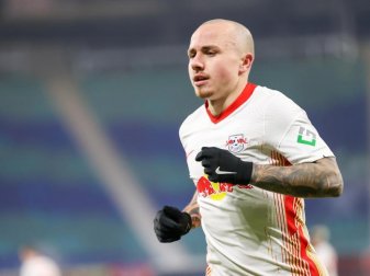 Angeliño steht in der Startelf von RB Leipzig gegen 1899 Hoffenheim. Foto: Jan Woitas/dpa-Zentralbild/dpa Angeliño steht in der Startelf von RB Leipzig gegen 1899 Hoffenheim. Foto: Jan Woitas/dpa-Zentralbild/dpa