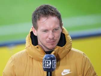 Leipzigs Trainer Julian Nagelsmann beim Interview. Foto: Jan Woitas/dpa-Zentralbild/dpa Leipzigs Trainer Julian Nagelsmann beim Interview. Foto: Jan Woitas/dpa-Zentralbild/dpa