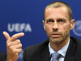 Aleksander Ceferin, Präsident der UEFA. Foto: Laurent Gillieron/KEYSTONE/dpa Aleksander Ceferin, Präsident der UEFA. Foto: Laurent Gillieron/KEYSTONE/dpa