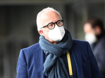 Ist für den Ausschluss der Super-League-Vereine aus den bisherigen Wettbewerben: DFB-Präsident Fritz Keller. Foto: Federico Gambarini/dpa