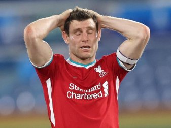Liverpools Kapitän James Milner stellte sich als erster Profi eines der Rebellen-Clubs öffentlich gegen die Super-League-Pläne. Foto: Clive Brunskill/PA Wire/dpa Liverpools Kapitän James Milner stellte sich als erster Profi eines der Rebellen-Clubs öffentlich gegen die Super-League-Pläne. Foto: Clive Brunskill/PA Wire/dpa