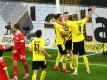 Borussia Dortmund gewann daheim gegen Union Berlin. Foto: Christoph Koepsel/Getty Pool/dpa