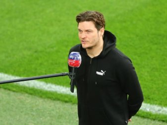 Will mit Dortmund noch in die Champions League: BVB-Coach Edin Terzic. Foto: Christoph Koepsel/Getty Pool/dpa