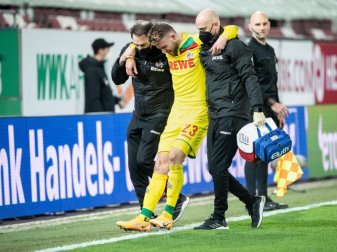 Kölns Jannes Horn hatte sich im Spiel gegen den FC Augsburg verletzt. Foto: Matthias Balk/dpa Kölns Jannes Horn hatte sich im Spiel gegen den FC Augsburg verletzt. Foto: Matthias Balk/dpa