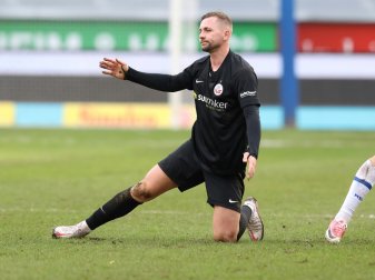 John Verhoek erzielte das 1:0 für Rostock John Verhoek erzielte das 1:0 für Rostock