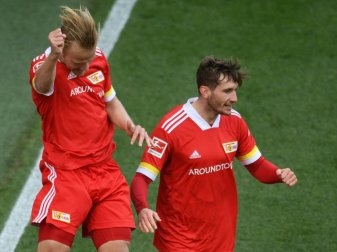 Joel Pohjanpalo erzielt mit drei Toren Unions Sieg Joel Pohjanpalo erzielt mit drei Toren Unions Sieg