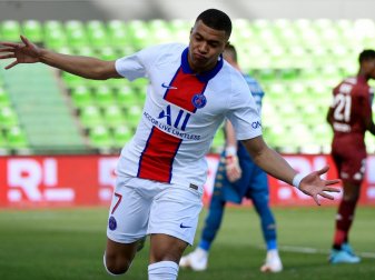 Mbappe verhilft Paris St. Germain zur Tabellenführung Mbappe verhilft Paris St. Germain zur Tabellenführung