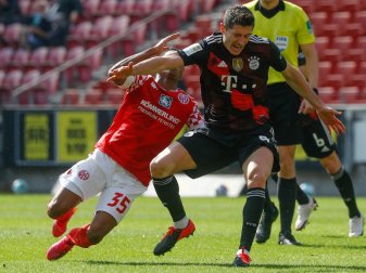 Lewandowski erzielt gegen Mainz sein 36. Saisontor Lewandowski erzielt gegen Mainz sein 36. Saisontor