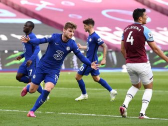 Brachte Chelsea bei West Ham United auf die Siegerstraße: Timo Werner. Foto: Andy Rain/PA Wire/dpa Brachte Chelsea bei West Ham United auf die Siegerstraße: Timo Werner. Foto: Andy Rain/PA Wire/dpa