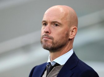 Steht mit Ajax Amsterdam kurz vor der Meisterschaft: Erik Ten Hag. Foto: Mike Egerton/PA Wire/dpa Steht mit Ajax Amsterdam kurz vor der Meisterschaft: Erik Ten Hag. Foto: Mike Egerton/PA Wire/dpa