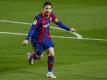 Jubelt Superstar Lionel Messi bald im PSG-Trikot?. Foto: Joan Monfort/AP/dpa