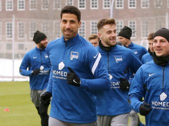 Hertha BSC befindet sich wieder im Mannschaftstraining Hertha BSC befindet sich wieder im Mannschaftstraining